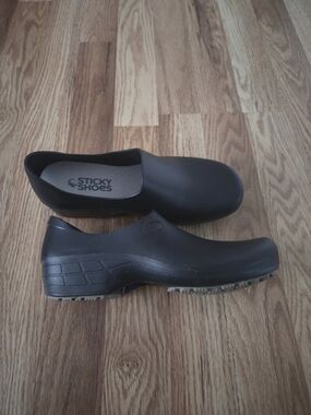 Women's Black Slip-On Clog Mule Nursing Waterproof CNA